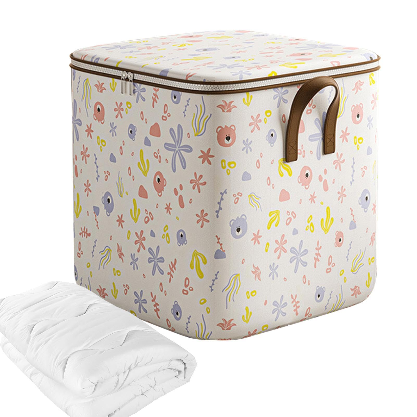 Aufbewahrungsbox aus Vliesstoff mit Reißverschluss, große Schrank- Aufbewahrungstasche, faltbare Kleider-Reißverschluss-Organizer, Vliesstoffbehälter, leichte Schlafzimmer-Tasche zur Aufbewahrung von Küche, Haushalt & Wohnen