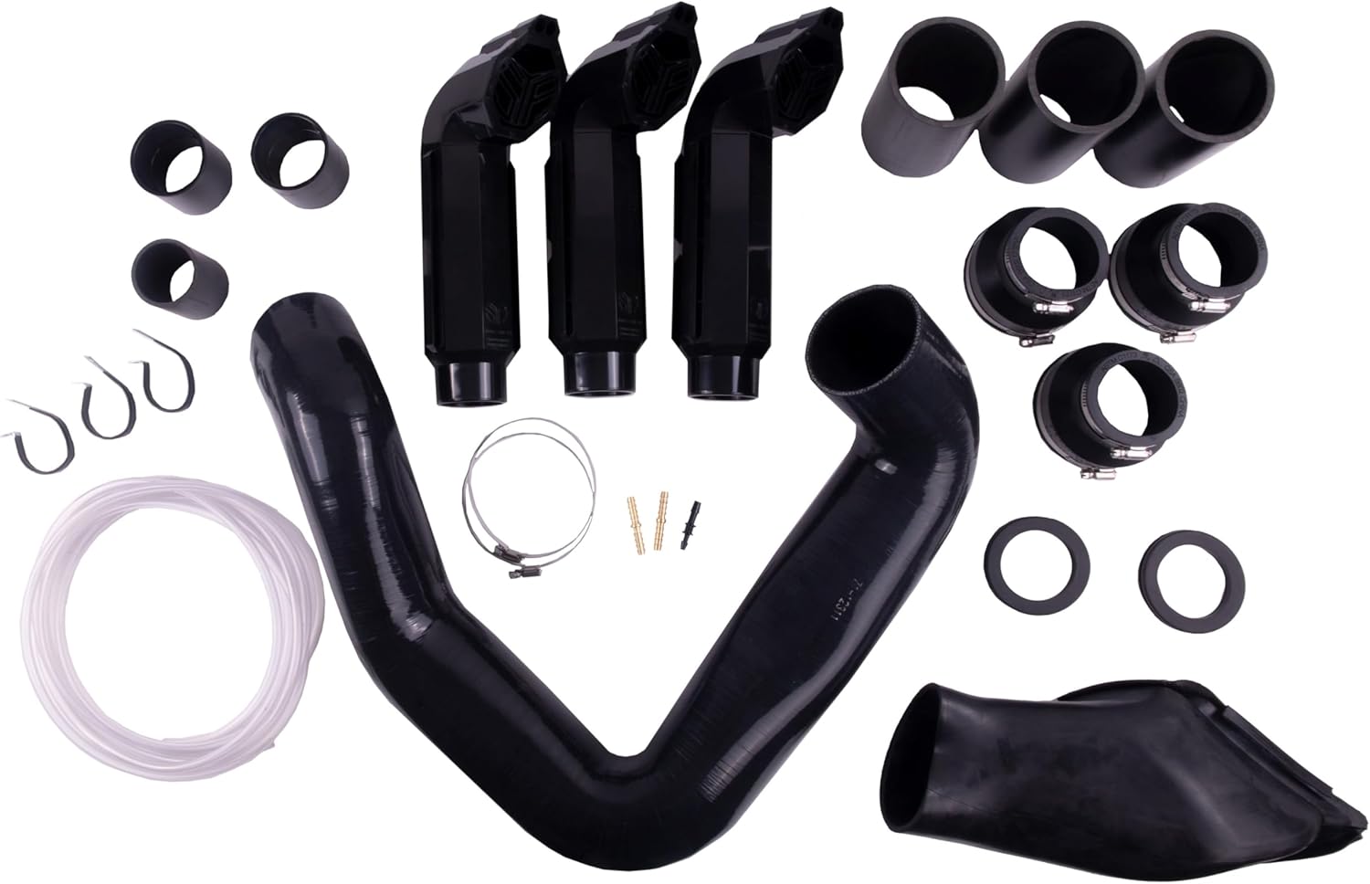 SYA Silicone Warrior Riser UTV Snorkel Kit Compatible with Polaris RZR 1000 XP/XP 4 2024 Models | Three 2 Inch Riser System | Provides Cool, Clear Air to Your Side by Side's Engine