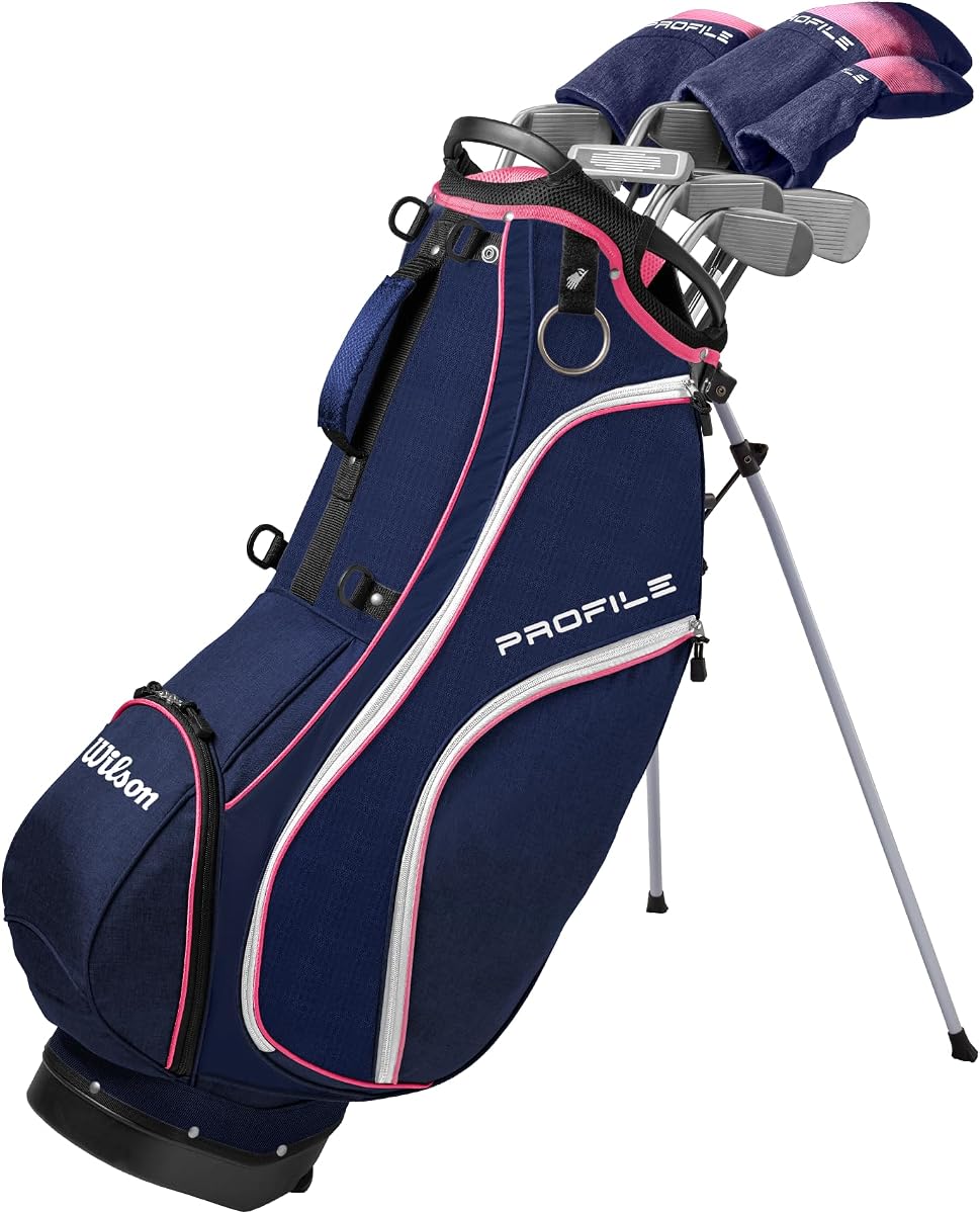Wilson Profile Juego completo de golf para mujer con bolsa de soporte - Mano derecha