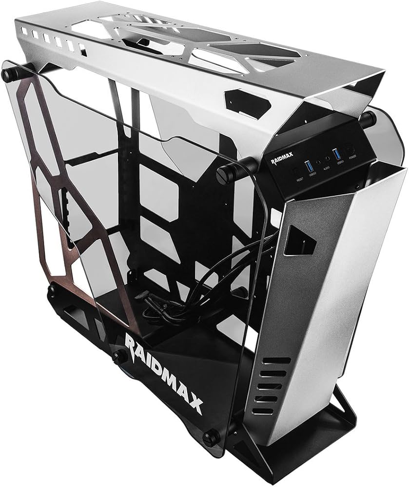 Super Gabinete Gamer Lat. Vidro X-08 - Aluminio - Raidmax | Amazon