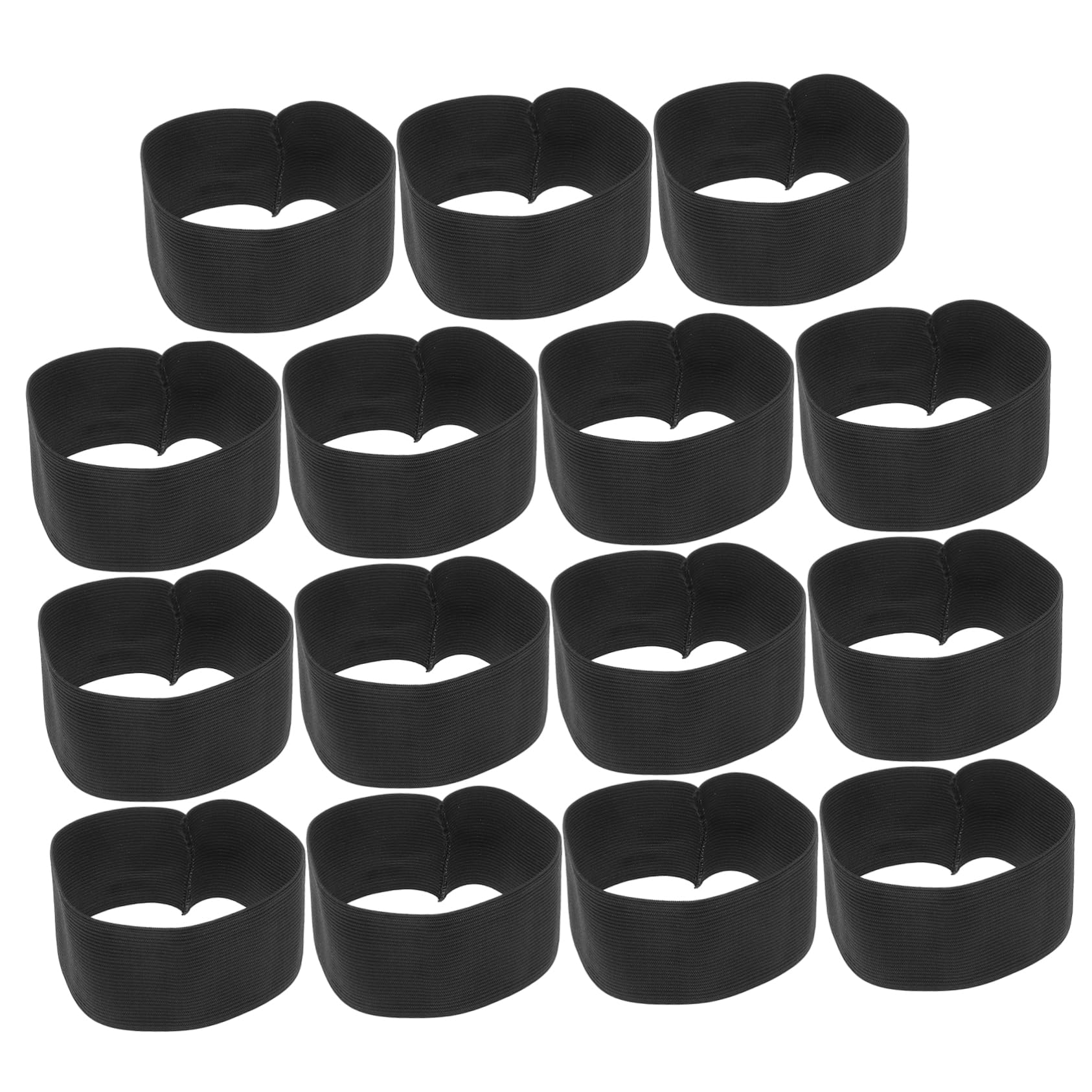 Brazalete negro ajustable para luto colectivo en eventos conmemorativos