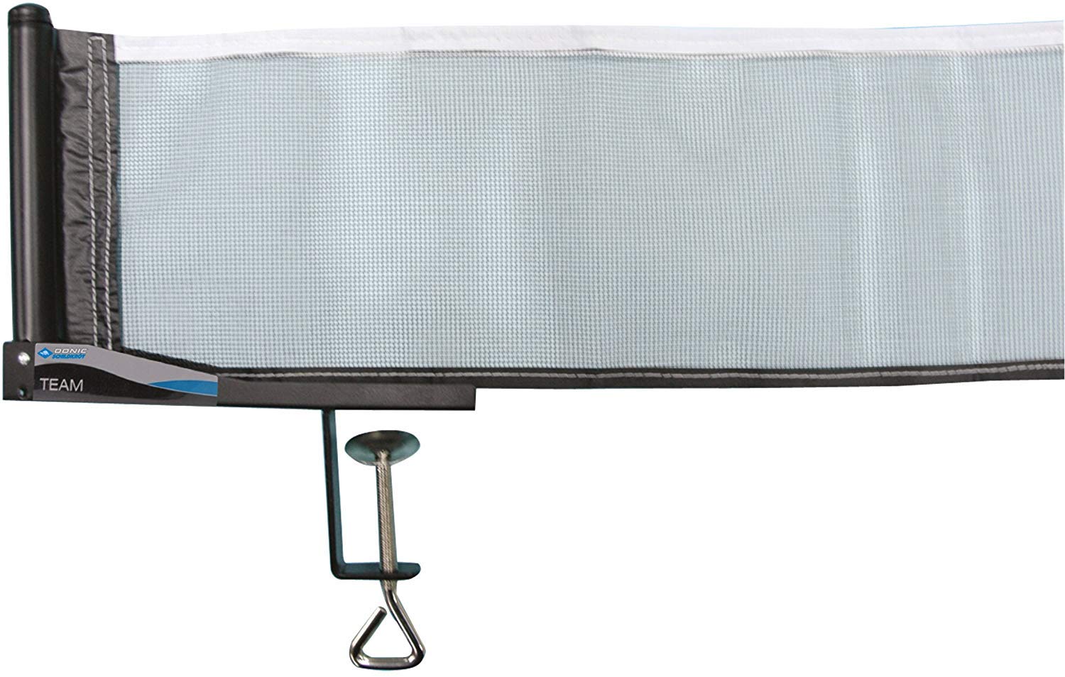 Donic-Schildkröt Table Tennis Net, Foldable Nylon and Tension Cable, Maximum Table Thickness 6 cm, 808311