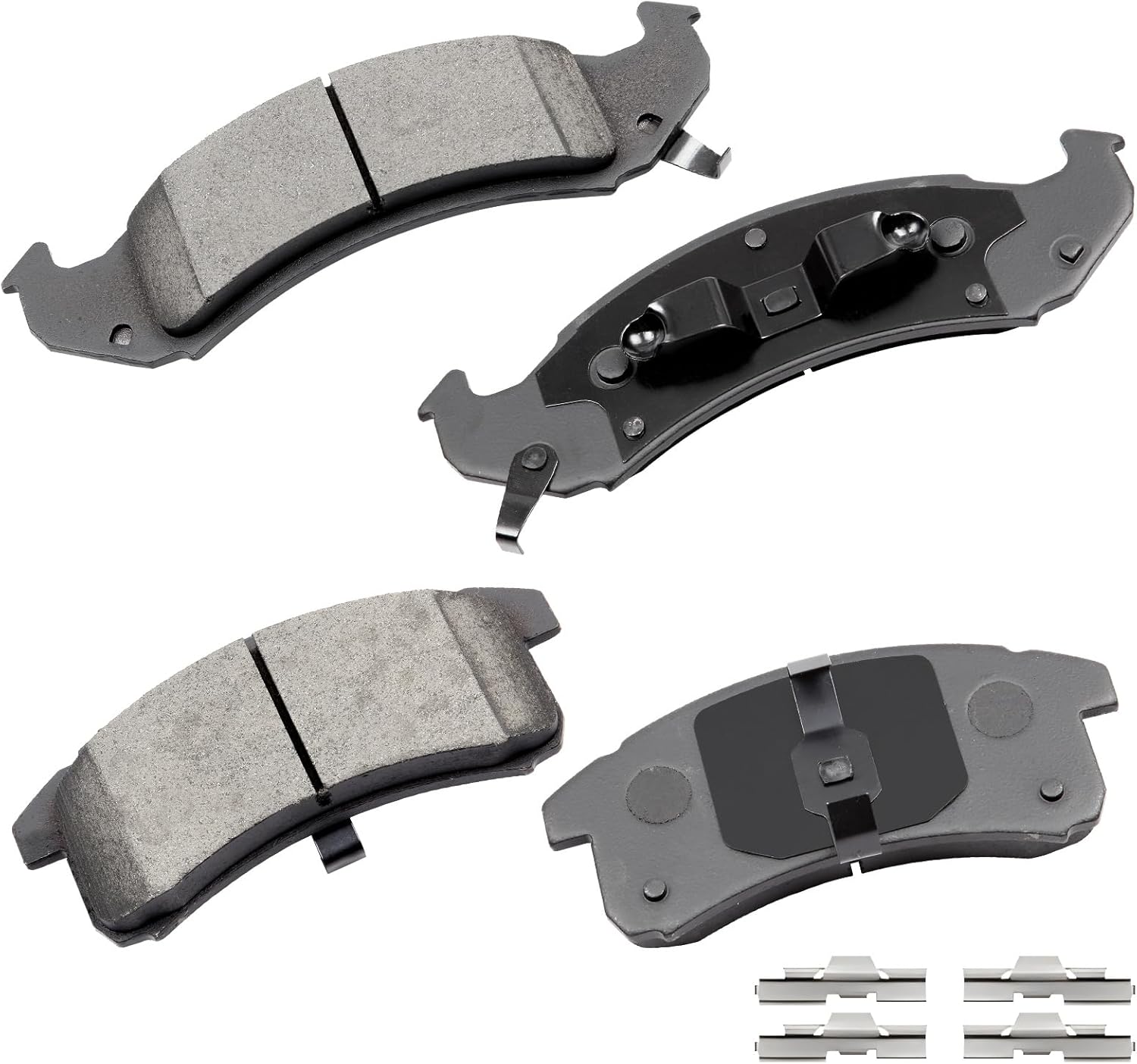 cciyu D623 Front Ceramic Brake Pads Kits 4pcs fit For Buick LeSabre,Riviera,For Cadillac DeVille,Seville,For Chevy Lumina APV,For Oldsmobile 88,98,Aurora,LSS,For Pontiac Firebird
