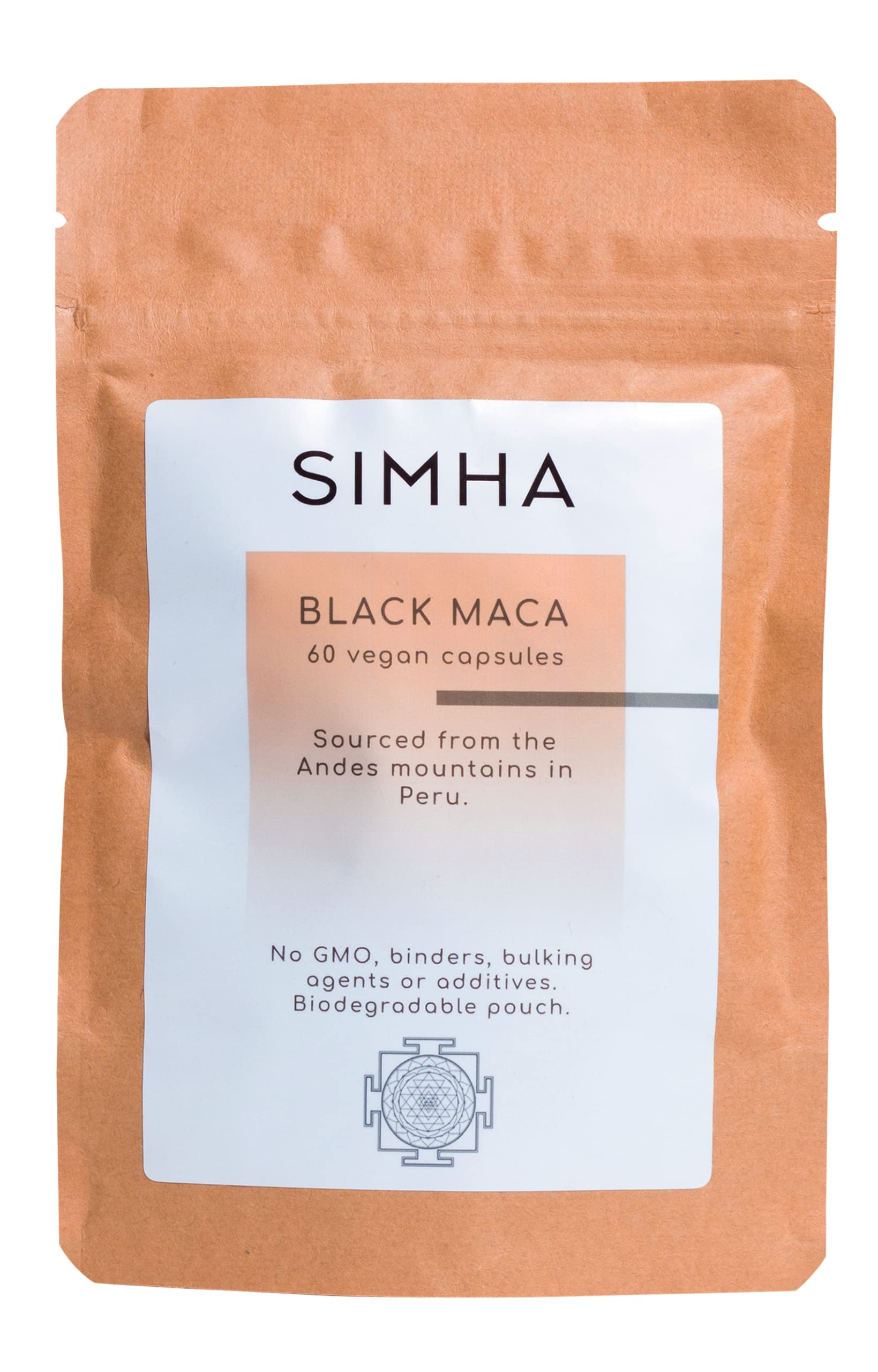 SIMHA Black Maca - Premium (120 Capsules)
