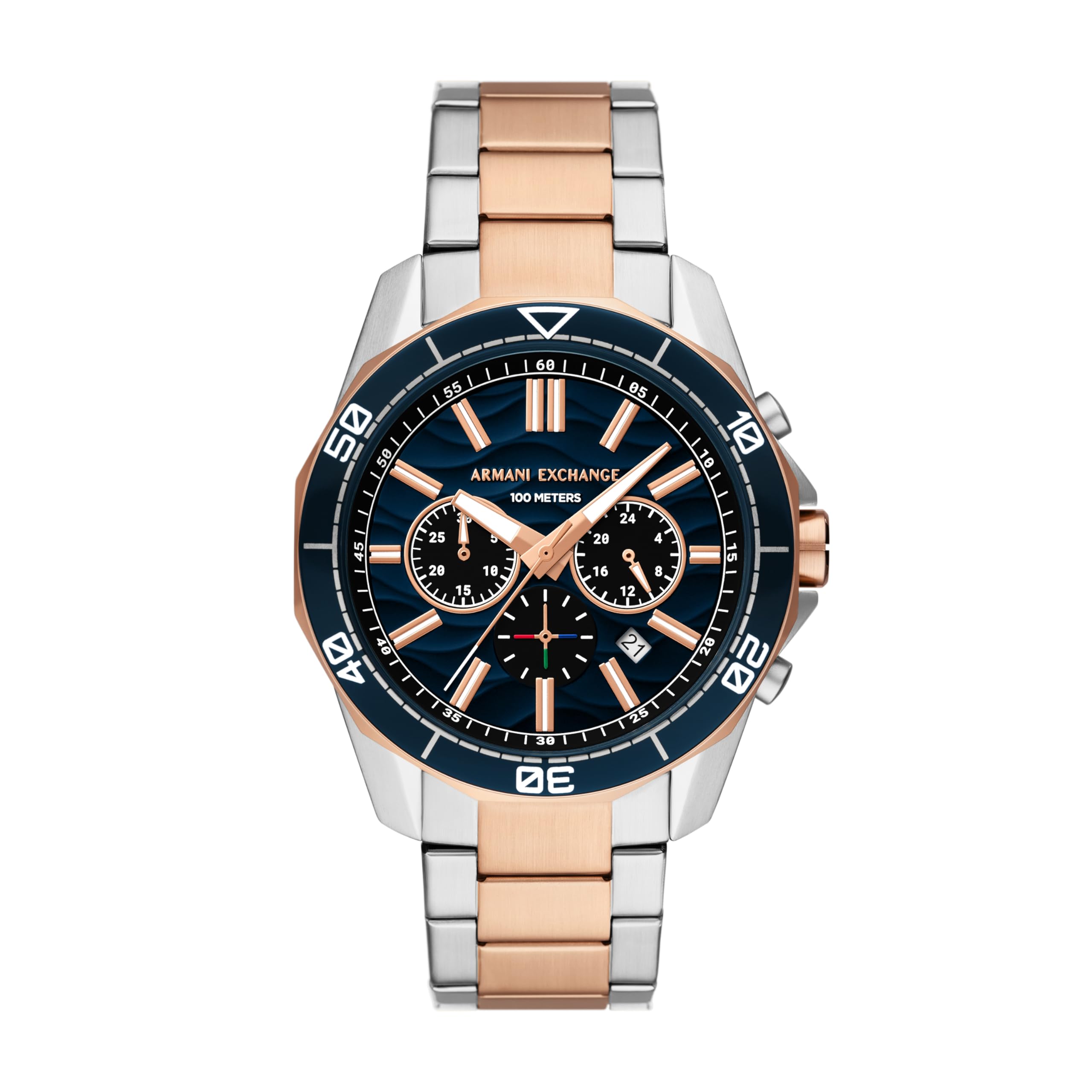 A|X Dive-Inspired Stainless Steel Watch for Men