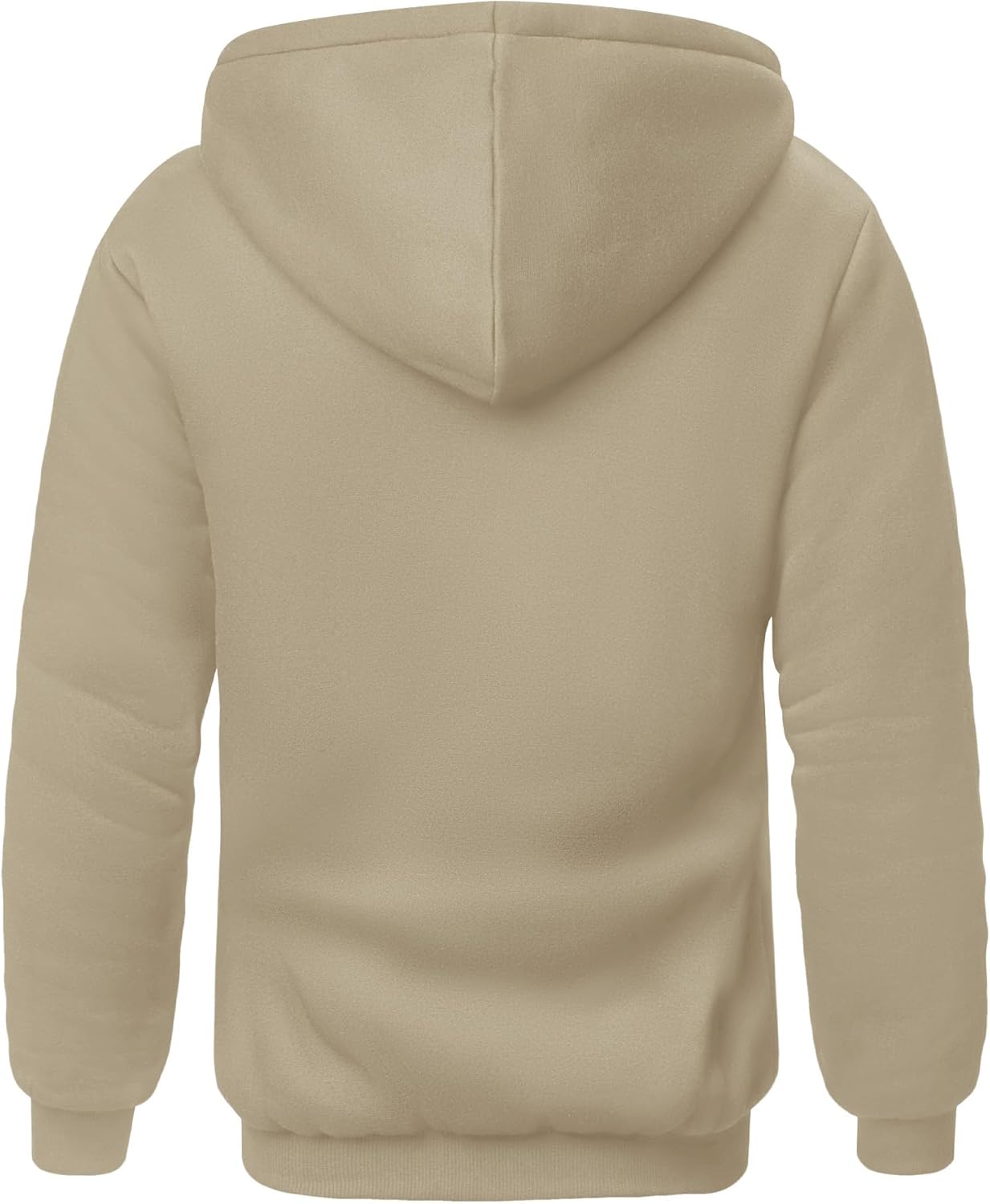 SCODI Hoodies for Men Heavyweight Fleece Sweatshirt - Full Zip Up Thick Sherpa Lined Hooded Sweatshirts - Image 3