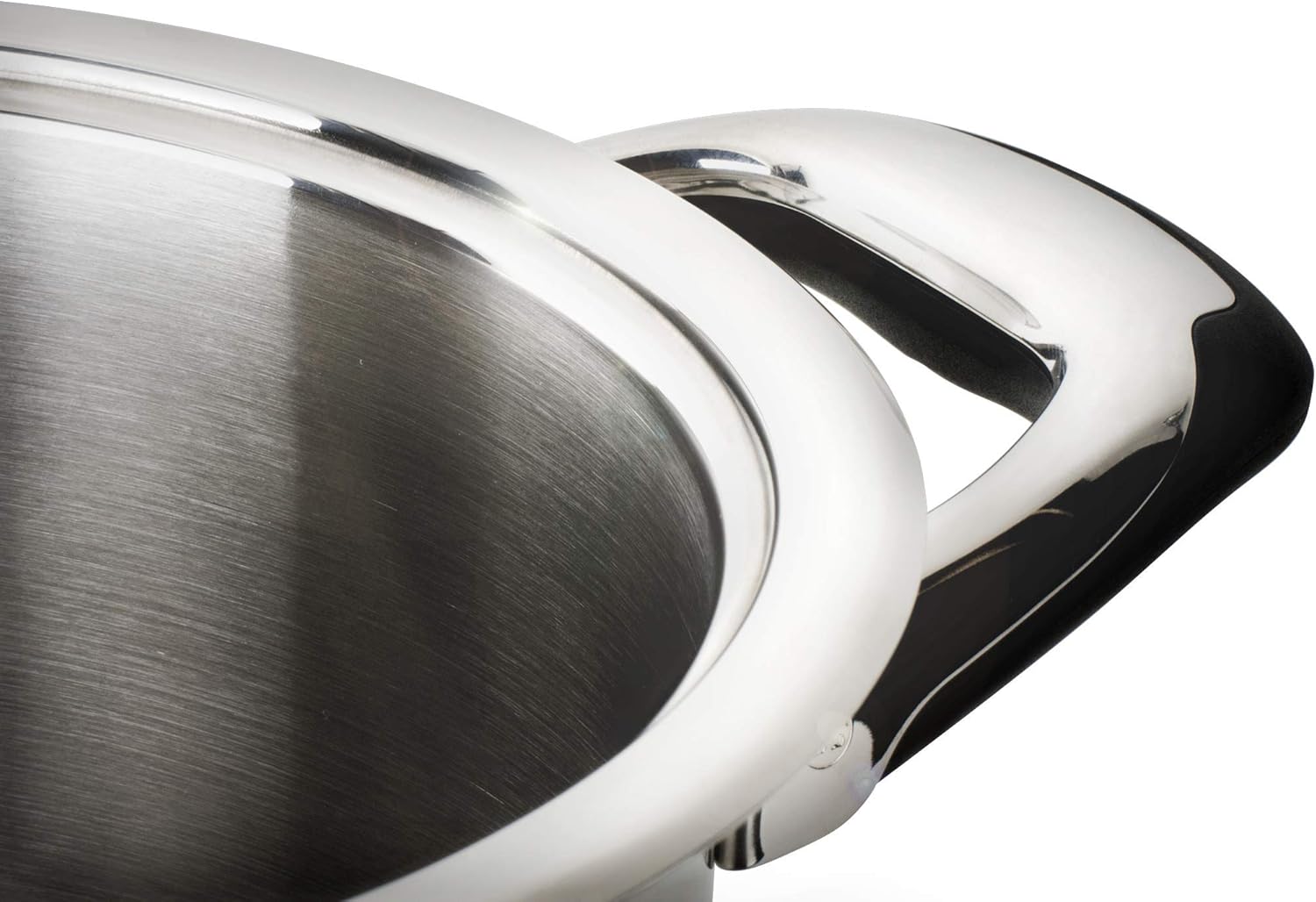 2001-24 Cooking Pot 18/10 Stainless Steel + Bakelite (Handles and Thermometer), Chrome, 24 cm