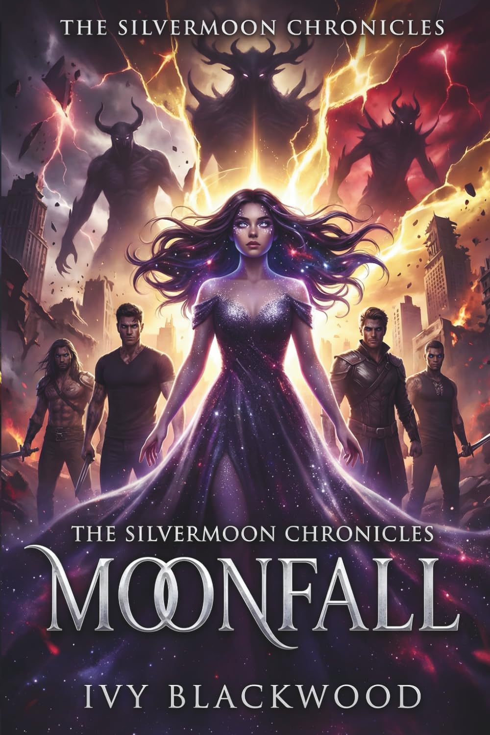 Moonfall: A Reverse Harem Paranormal Academy Romance (The Silvermoon Chronicles Book 5)