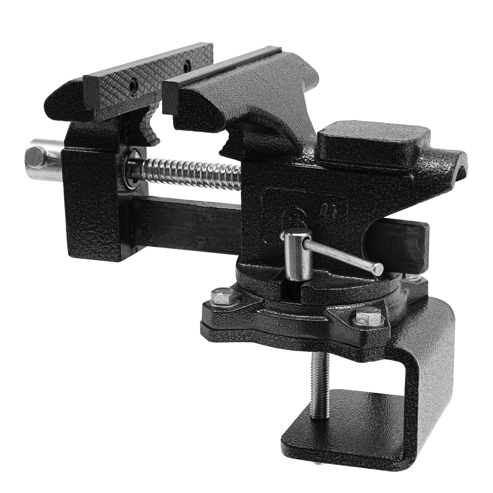 Étau de table rotatif à 270° - Ouverture de 115 mm - 2 en 1 - Multifonction - Pour le travail du bois