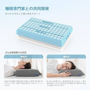 3層構造のグレー・ホワイト枕 楽天市場】[BRAIN SLEEP] ブレインスリープ ピロー (9