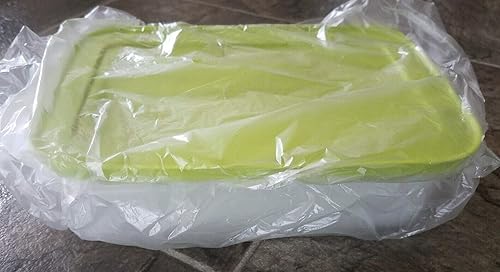 Tupperware - Recipientes de congelación con tapa (1 litro, 33.8 fl oz), color verde