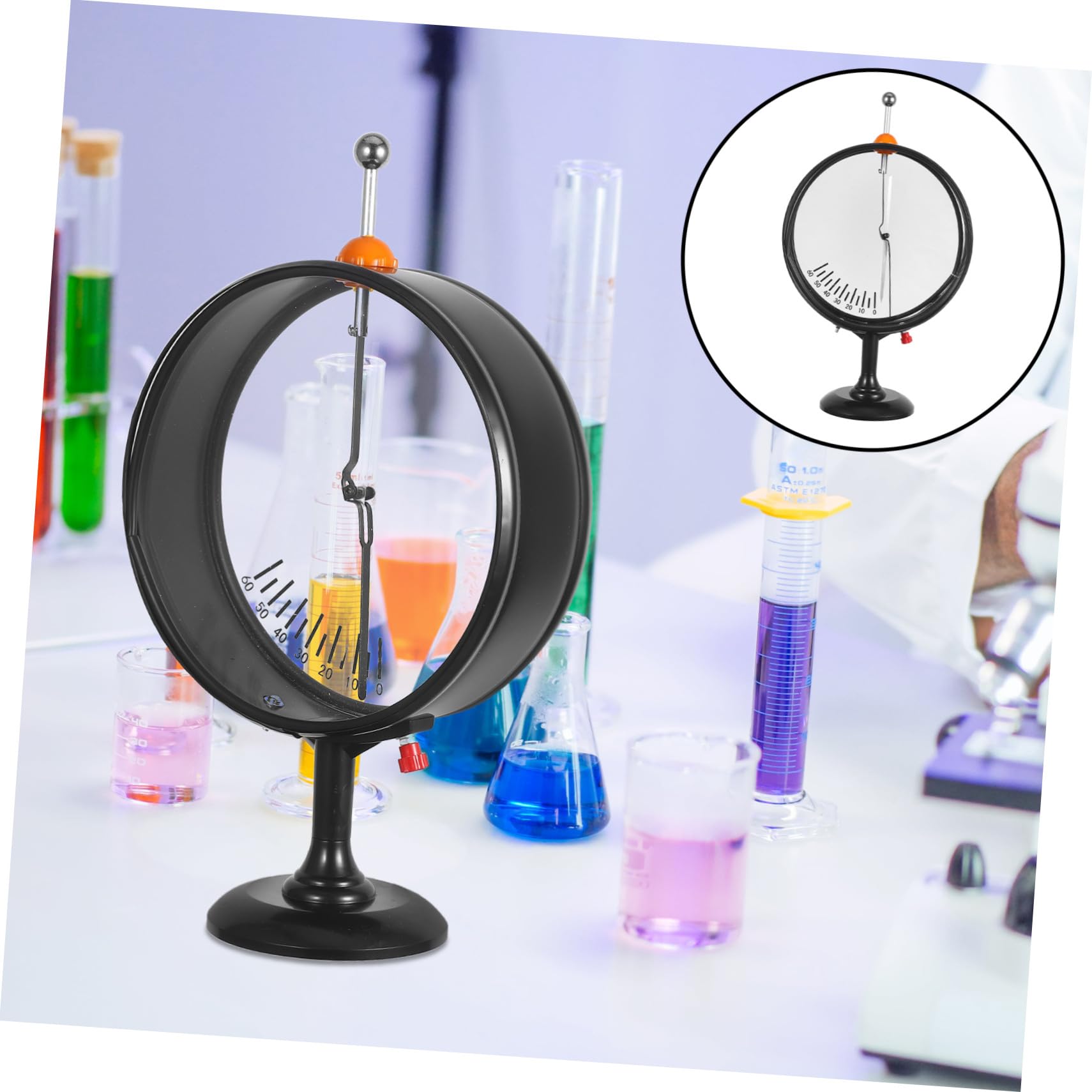 iplusmile Elettrometro Puntatore per Esperimenti di Carica Statica Strumento Didattico di Laboratorio per Apprendimento della Fisica Rilevatore di Elettricità Statica per Scuole Medie
