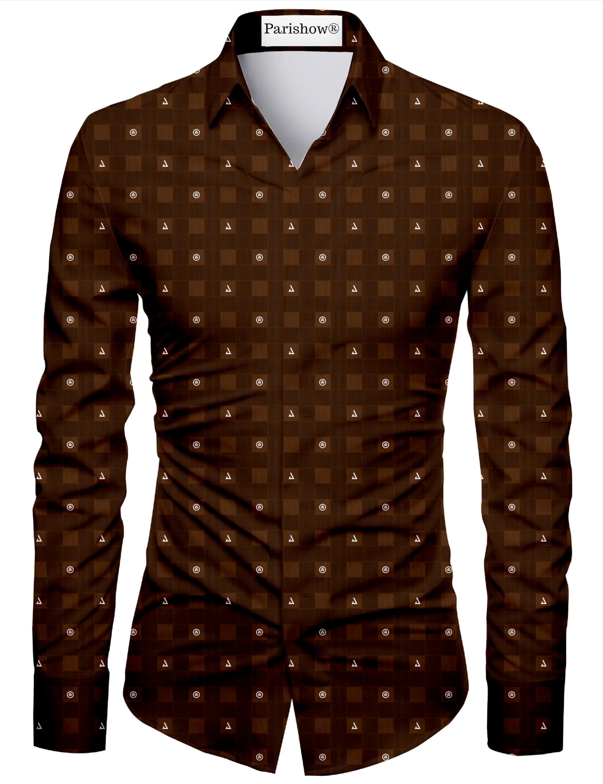 Polycotton Printed Shirt Fabric (Unstitched) PJE-UShirtMEWSBN-1-image-5