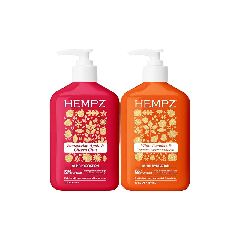 Hempz Conjunto de Loções Corporais Edição Limitada de Outono, 2 unidades de 355 mL