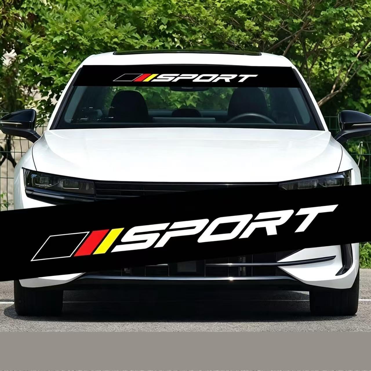 ONEMAJI Car Front Windshield Sticker for BMW X3 E83 F48 G01 2010-2020, Personalized Waterproof Car Window Sunscreen Stickers Applique Car Styling Decoration