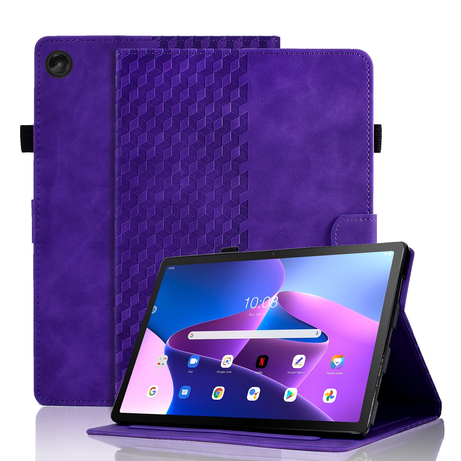 Case for Honor Pad X8a 11 Inch Tablet 2024 Protective Case Premium Leather Folio Smart Case with Auto Sleep/Wake Pen Holder Card Slot for Honor Pad X8a- Dark Green — view 269