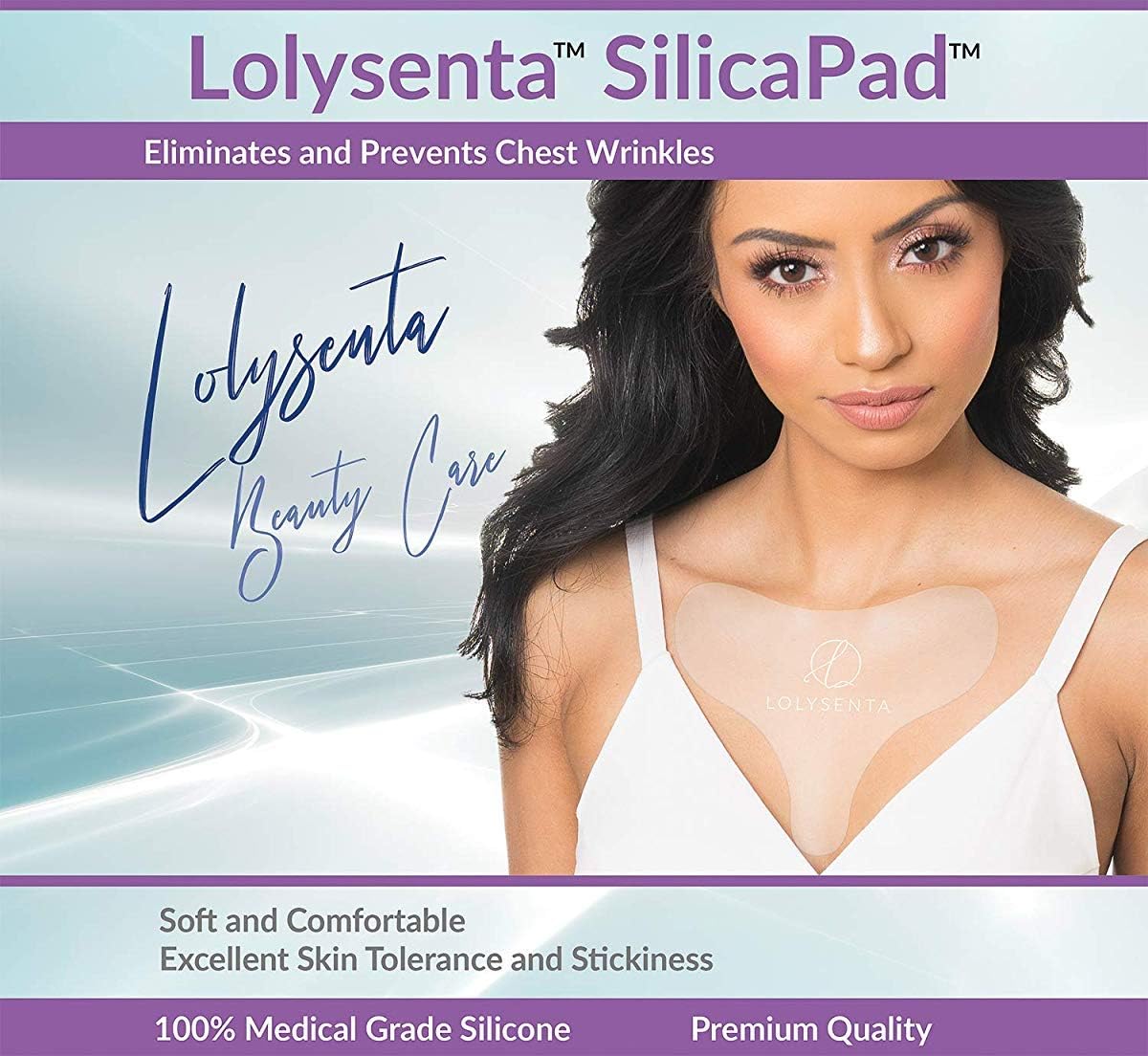 SilicaPad for Chest Wrinkles, Silicone Chest Wrinkle Pad for Chest Wrinkle Prevention, Anti Wrinkle Chest Pads, Wrinkle Patches for Chest Wrinkles