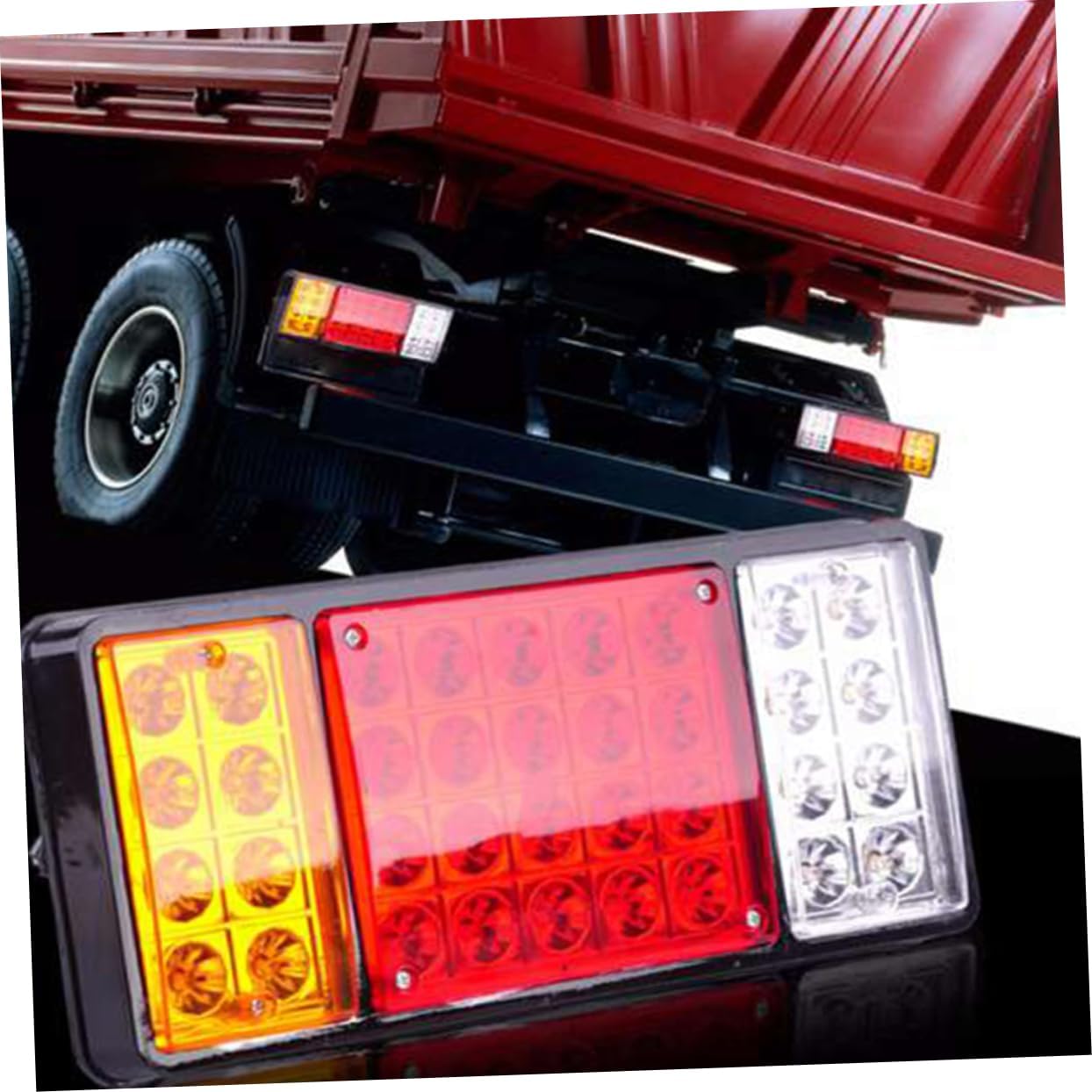 ULTECHNOVO Led Trailer Tail Light Bright Signal Light for Boats Trailers Energy Efficient Durable Long-lasting