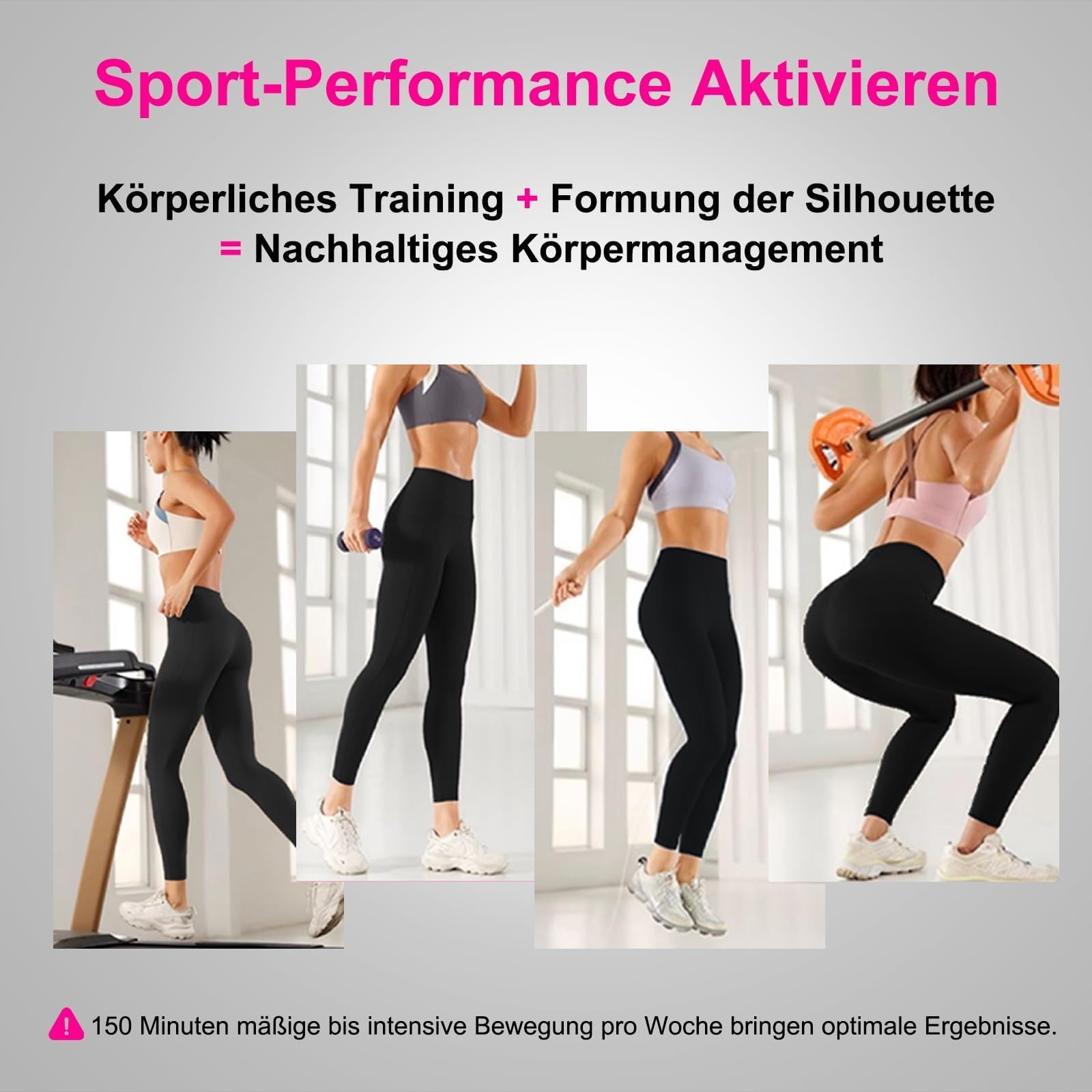 2 Pack Viva Cuerpo Leggings 3D Anticelulíticos Mujer,Leggings Anticelulitis 3D Compresión Lipedema,Leggins Anti Celulitis Deportivos Push Up, Mallas Anticelulitis Mujer Reductores Lipedema - 5