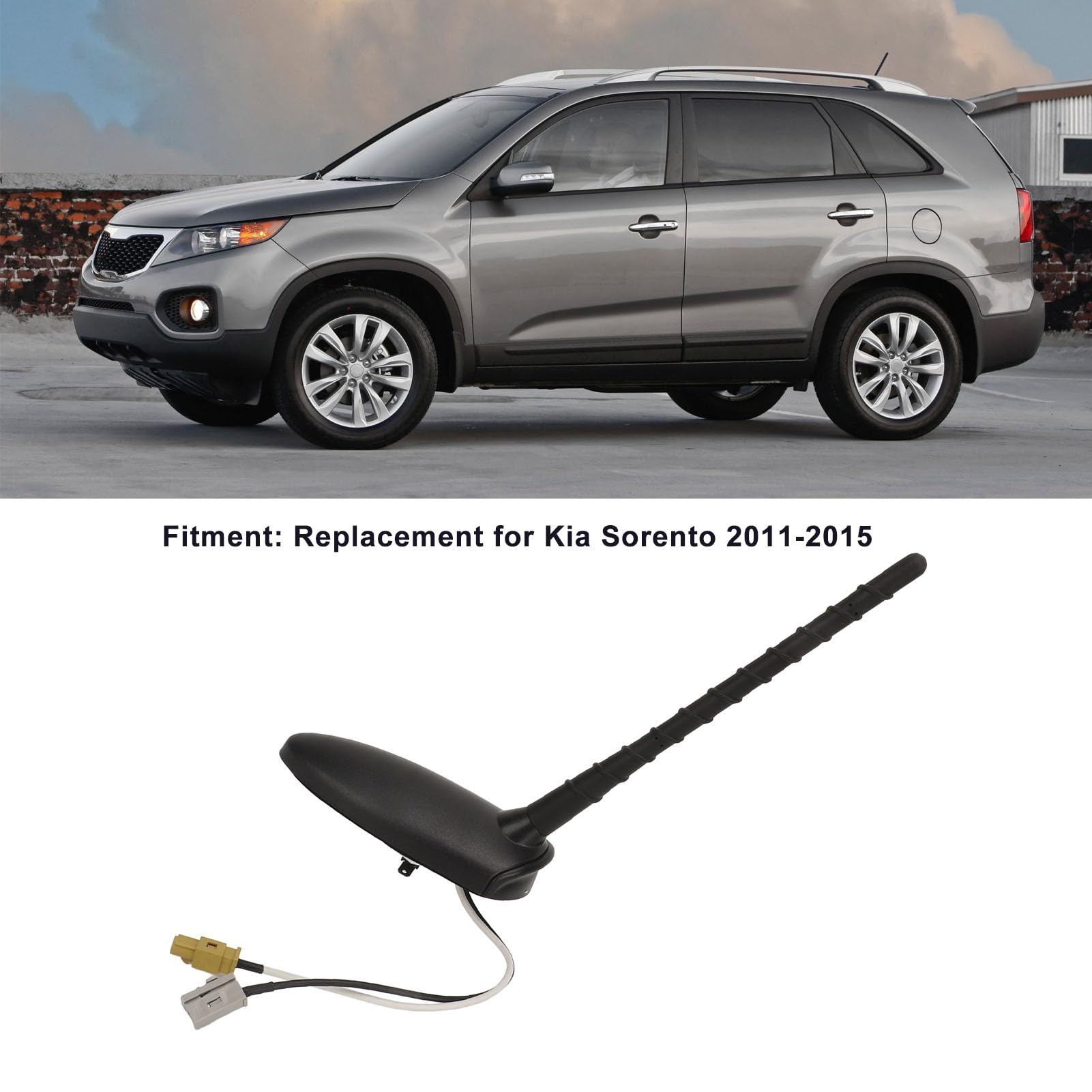 Antena Dachowa dla Sorento 2011-2015 Podstawa i Maszt Anteny Radia Samochodowego 96210-1u000 96210 1u000 Podstawa i Anteny Dachowej