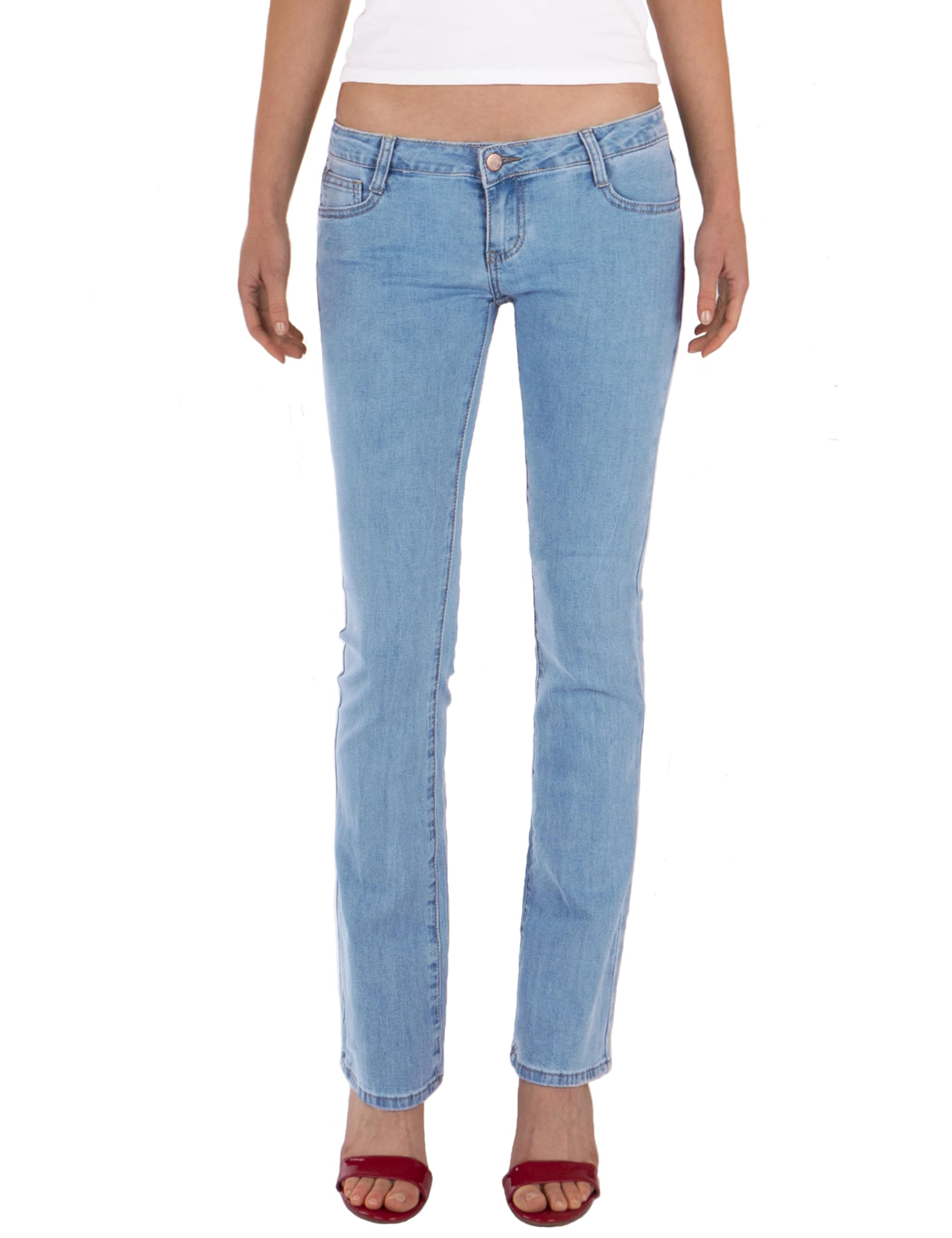 Fraternel Jeans Donna Bootcut Stretch Vita Bassa