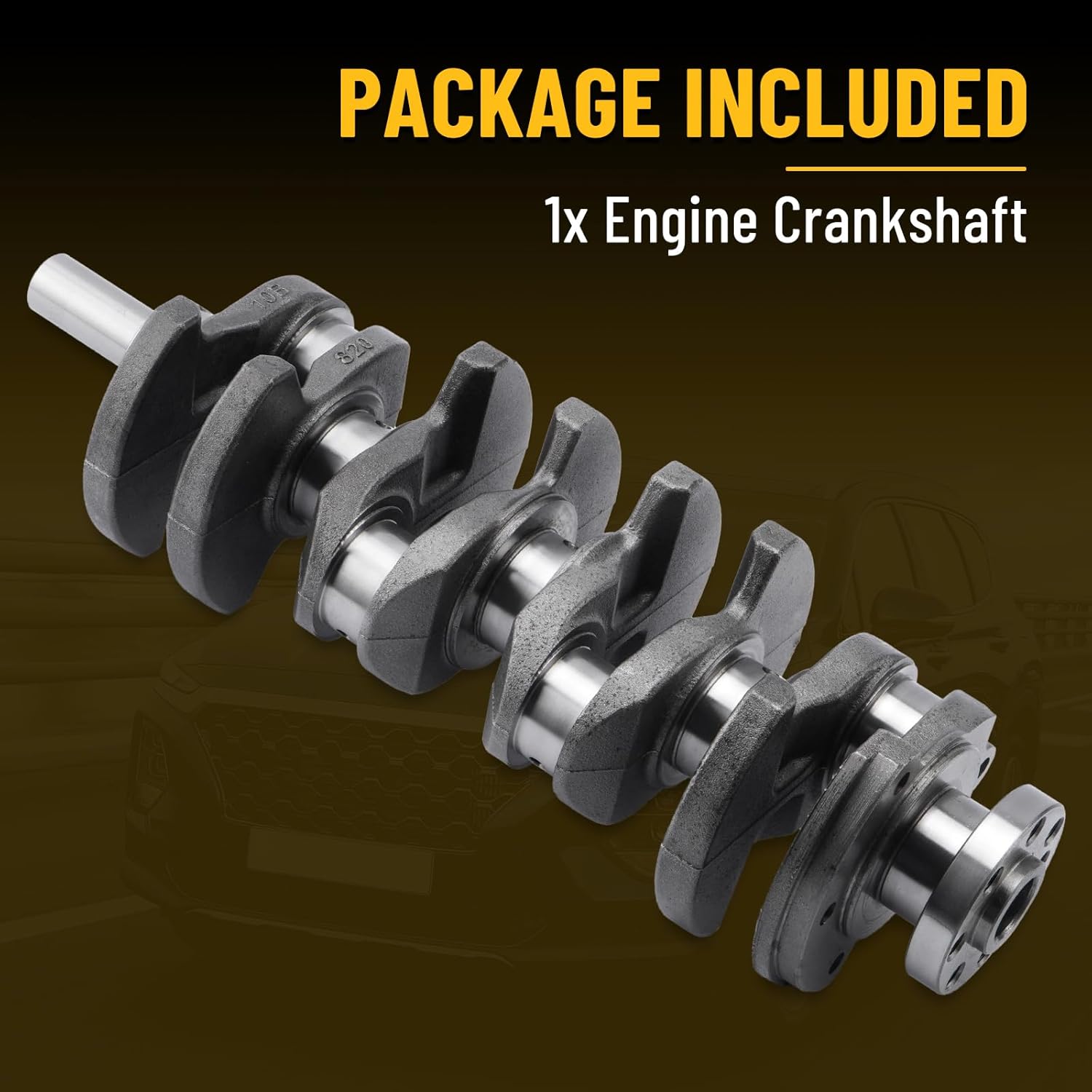 23111-2G400 Crankshaft Replacement Compatible with Hyundai Genesis Coupe 2.0T 2010-2014, Sonata 2.0T 2011-2012, Kia Optima 2011-2013 & Sportage SX 2011-2014