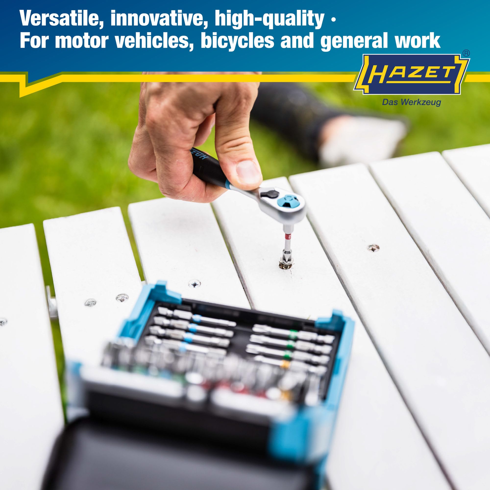 Hazet Conjunto de chave inglesa e brocas SmartCase 2200SC-2