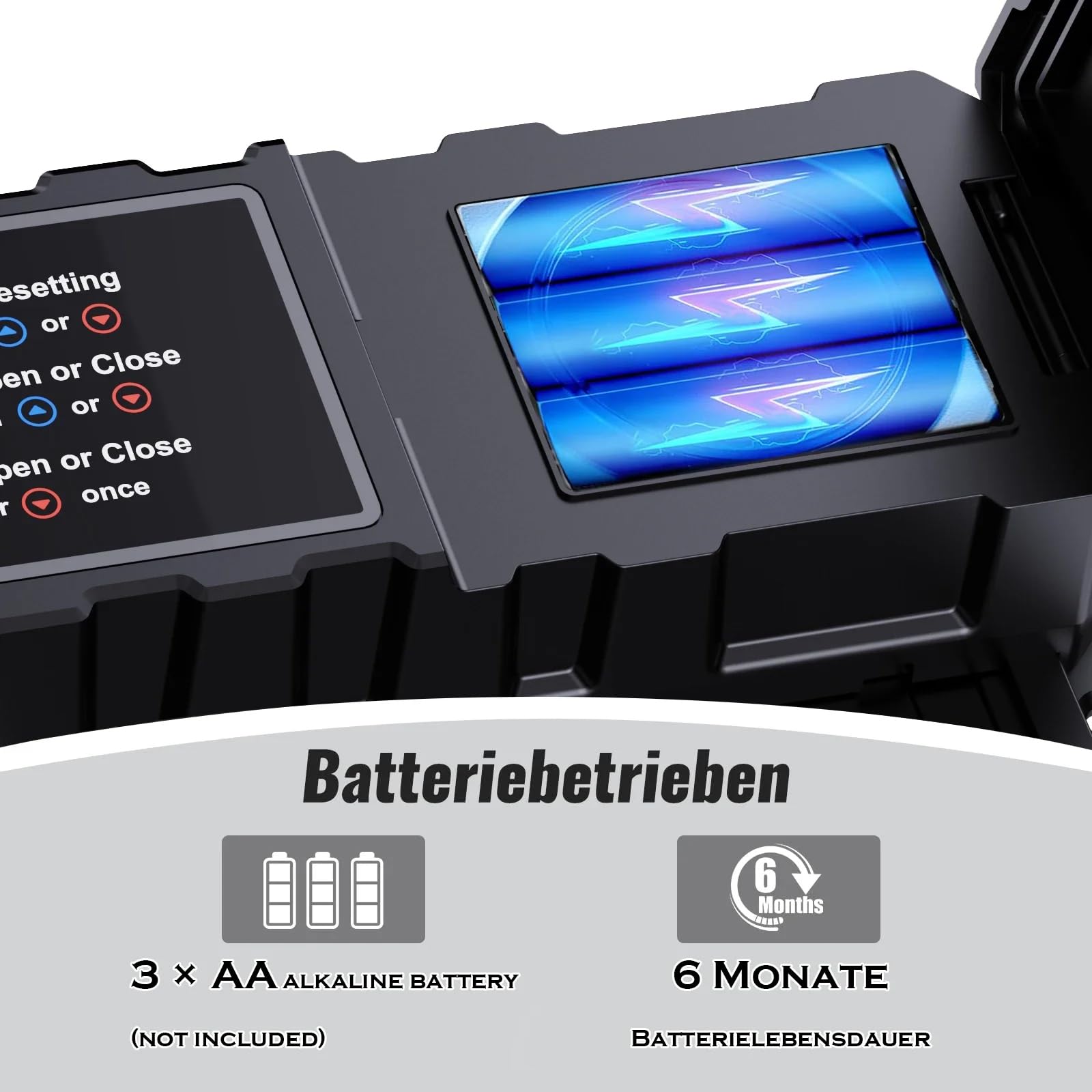Porta automatica di pollaio in lega di alluminio,Timer LCD programmabile impermeabile,2 modalità,Design antipizzico,Porta di pollaio automatico apriporta verticale (nero)