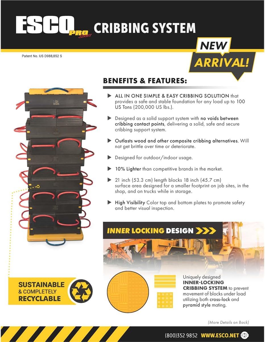 ESCO Top Stability Cribbing Plate