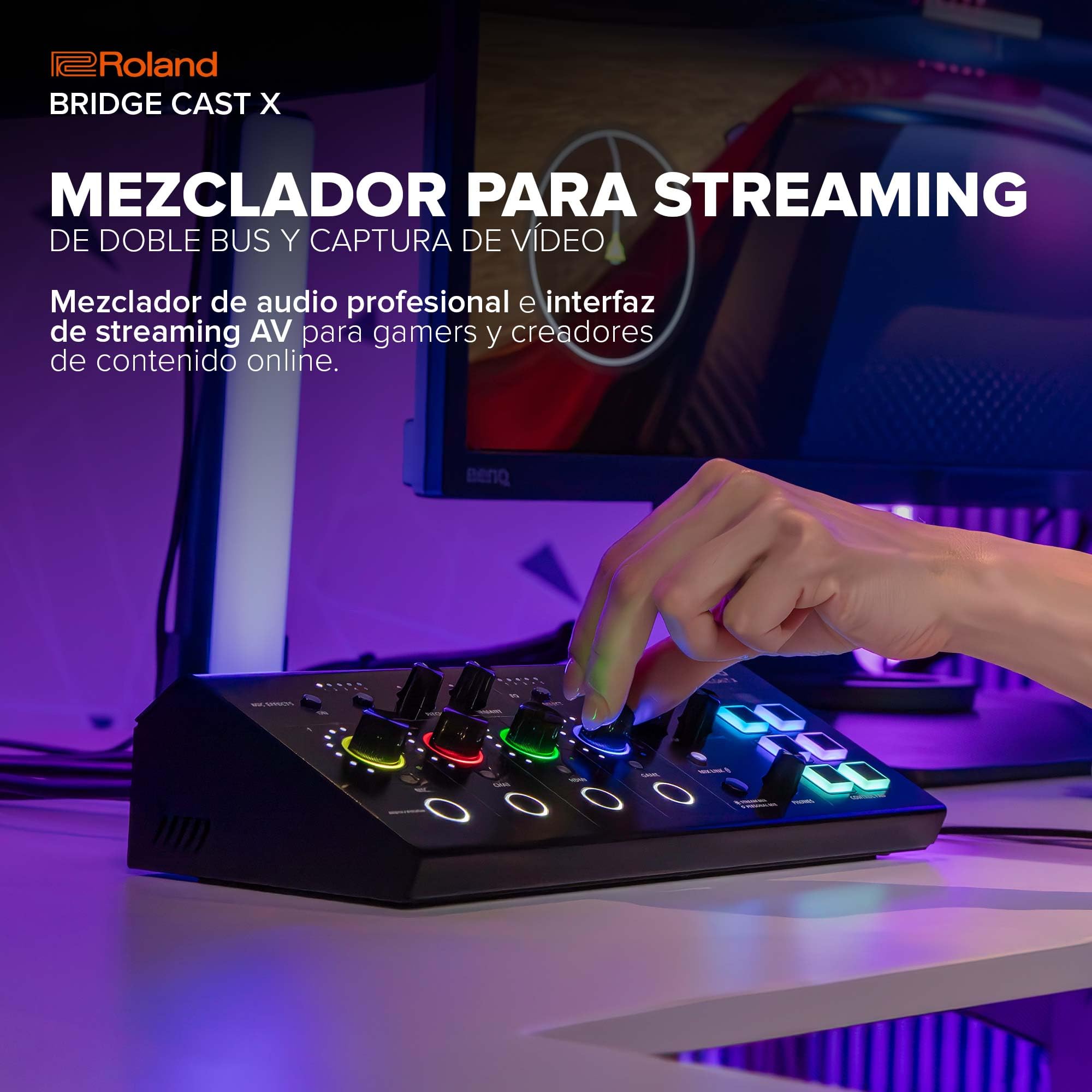 Roland BRIDGE CAST X Dual Bus Gaming Mixer and Video Capture