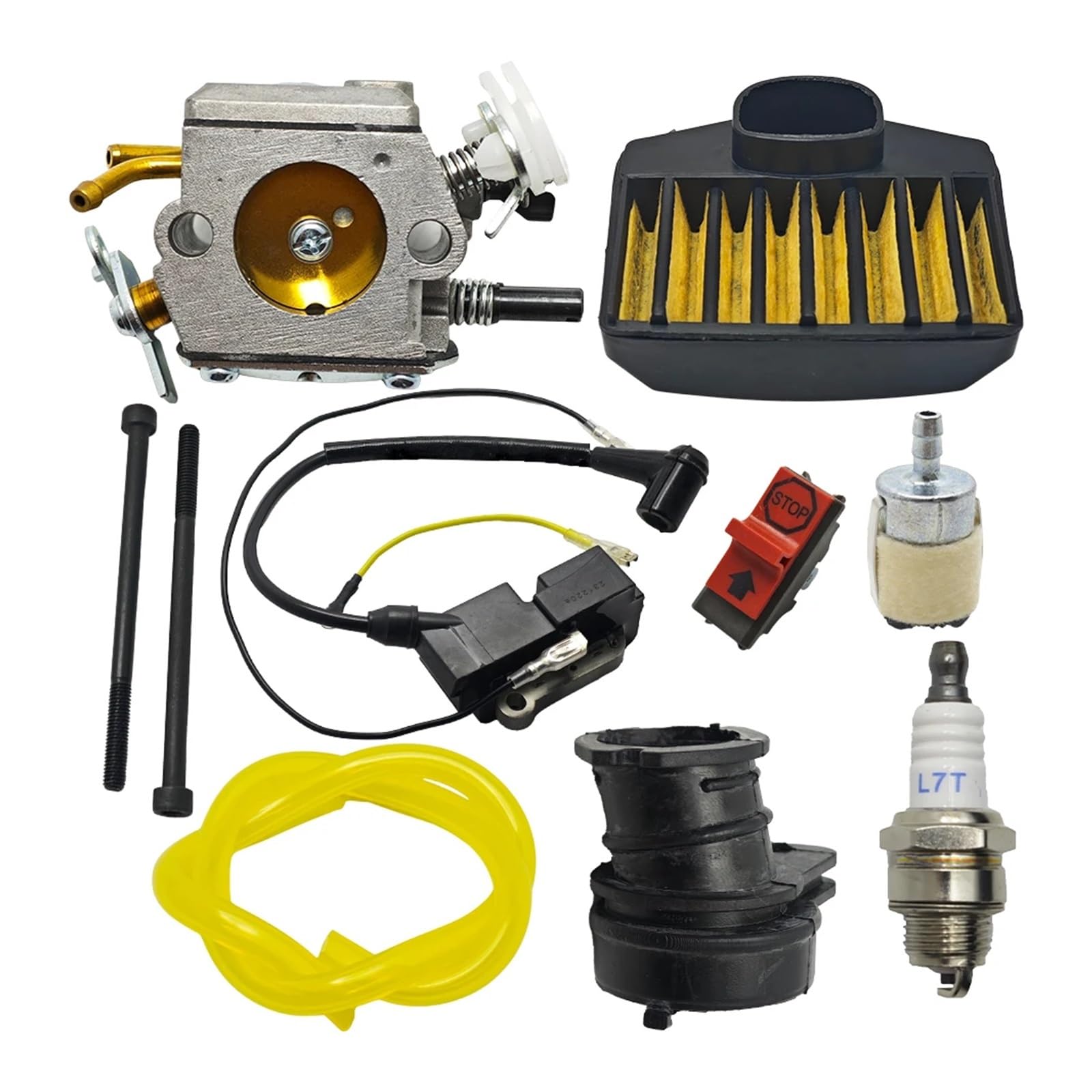 Dingmao Ignition Coil For Hus 365 362 371 372 Carburetor Air Filter Kit Chainsaw 537162204
