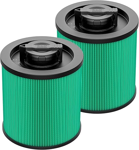 DXVC6914 - Filtro de cartucho de repuesto para aspiradora DEWALT en húmedo y seco, filtro de 6 a 16 galones, compatible con DeWalt DXV06P DXV09P