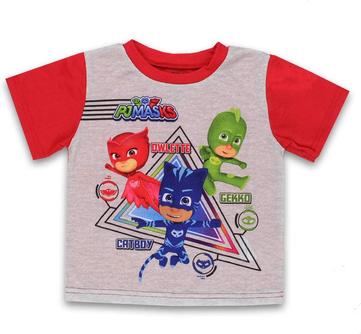 PJ Masks Toddler Boys 2 Piece Short Sleeves Pants Pajamas Set - Image 3