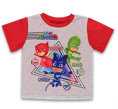 PJ Masks Toddler Boys 2 Piece Short Sleeves Pants Pajamas Set