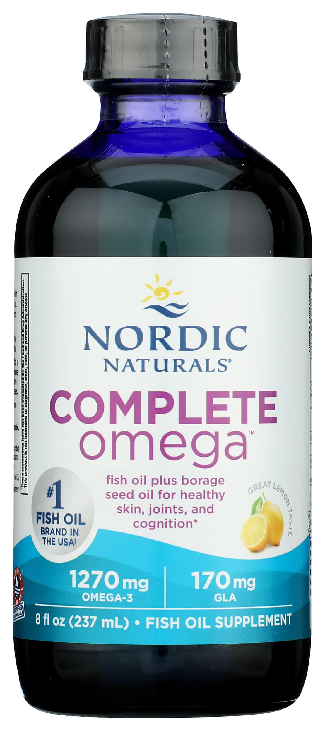 Nordic Naturals COMPLETE omega | Fish oil plus borage seed oil | 237 ML