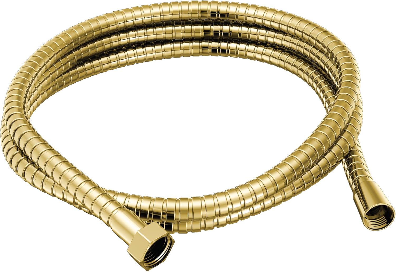Moen Brushed Gold Hand Shower Replacement 69-Inch Metal Double Lock Hose, A726BG