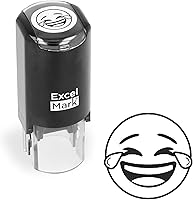 Vista 1 de ExcelMark Sello de emoji redondo para profesor - lágrimas de risa