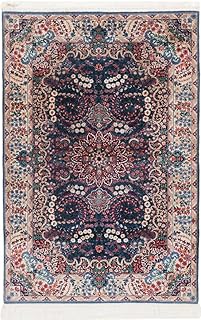 China 122x183 Handgeknüpft Orientteppich Teppich Wolle mit Seide Türkei