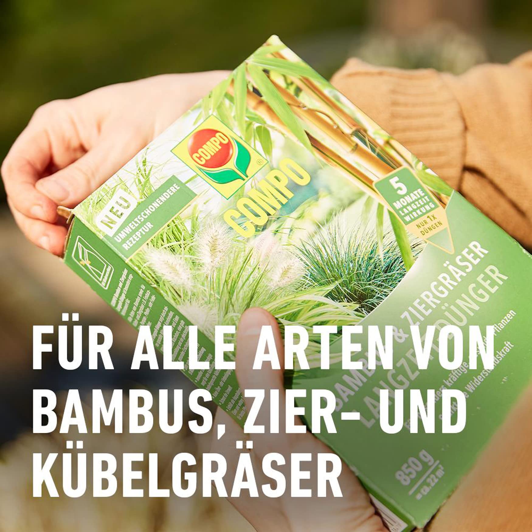 COMPO Bambus Langzeit-Dnger fr alle Bambusarten, Zier- und Kbelgrser, 3  Monate Langzeitwirkung, 700 g, 18m : Amazon.de: Garten