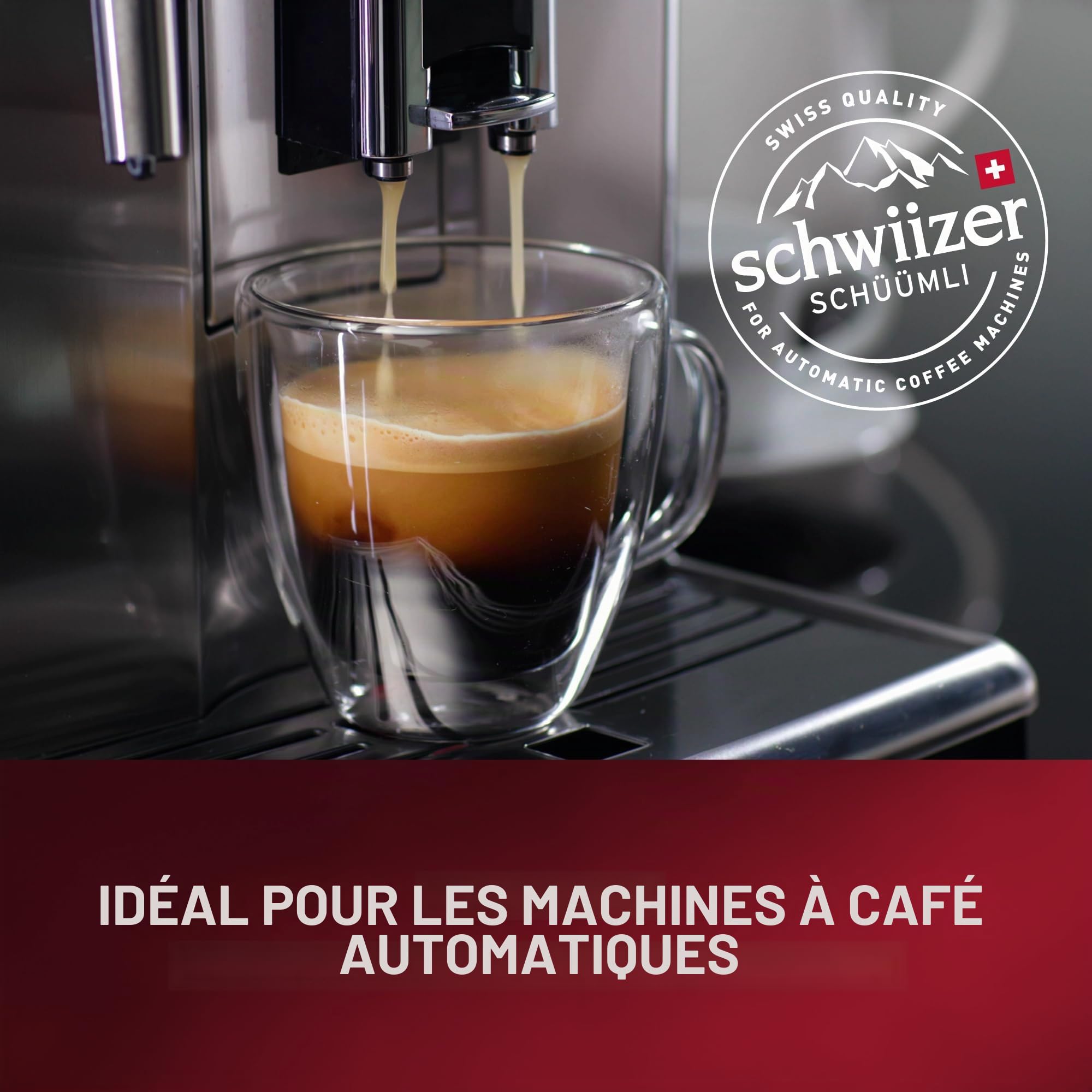 Schwiizer Schüümli Espresso – 1 kg grains, int. 4/5, Rainforest, moyen