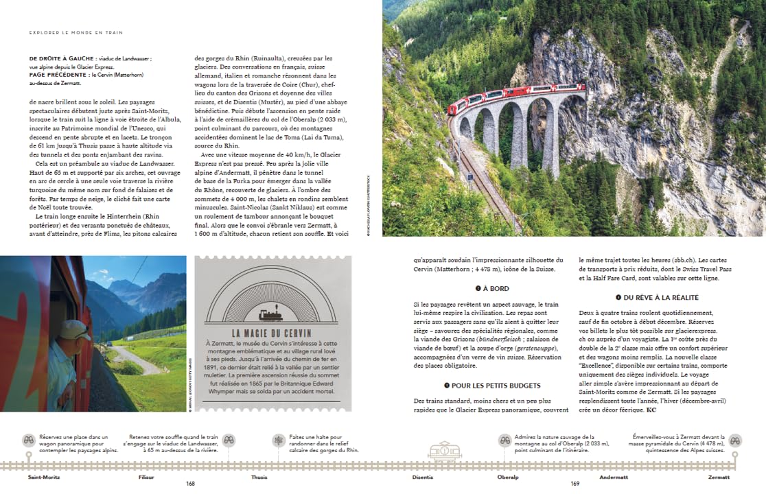 Lonely Planet - Explorer le monde en train: 60 voyages sur les rails pour voir le monde autrement