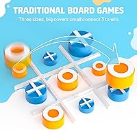 Vista 5 de Tic Tac Toe Game, 3-in-1 Electronic Handheld Games Console for Kids Memory Growth, Portable Puzzle Travel Games,Board Game for Kids and Adults
