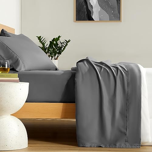 SLEEP ZONE Juego de sábanas para tamaño matrimonial. Juego de sábanas de microfibra de 4 piezas para mujeres y hombres, bolsillos profundos, fácil