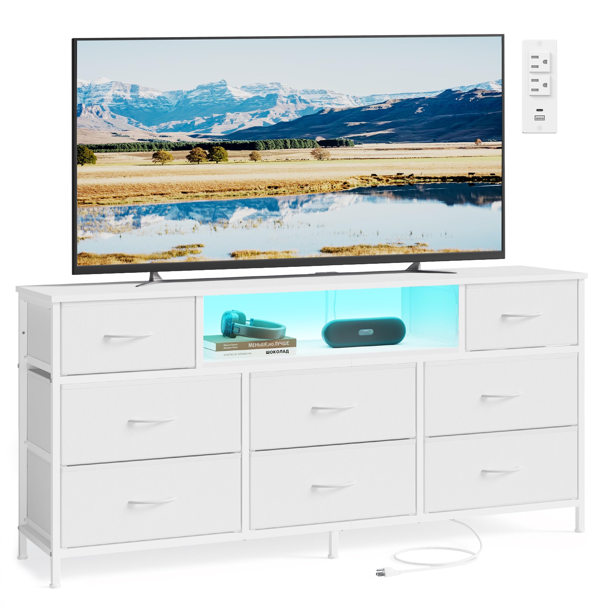 Amazon.com: SONGMICS BELLAH Collection - Dresser for Bedroom with