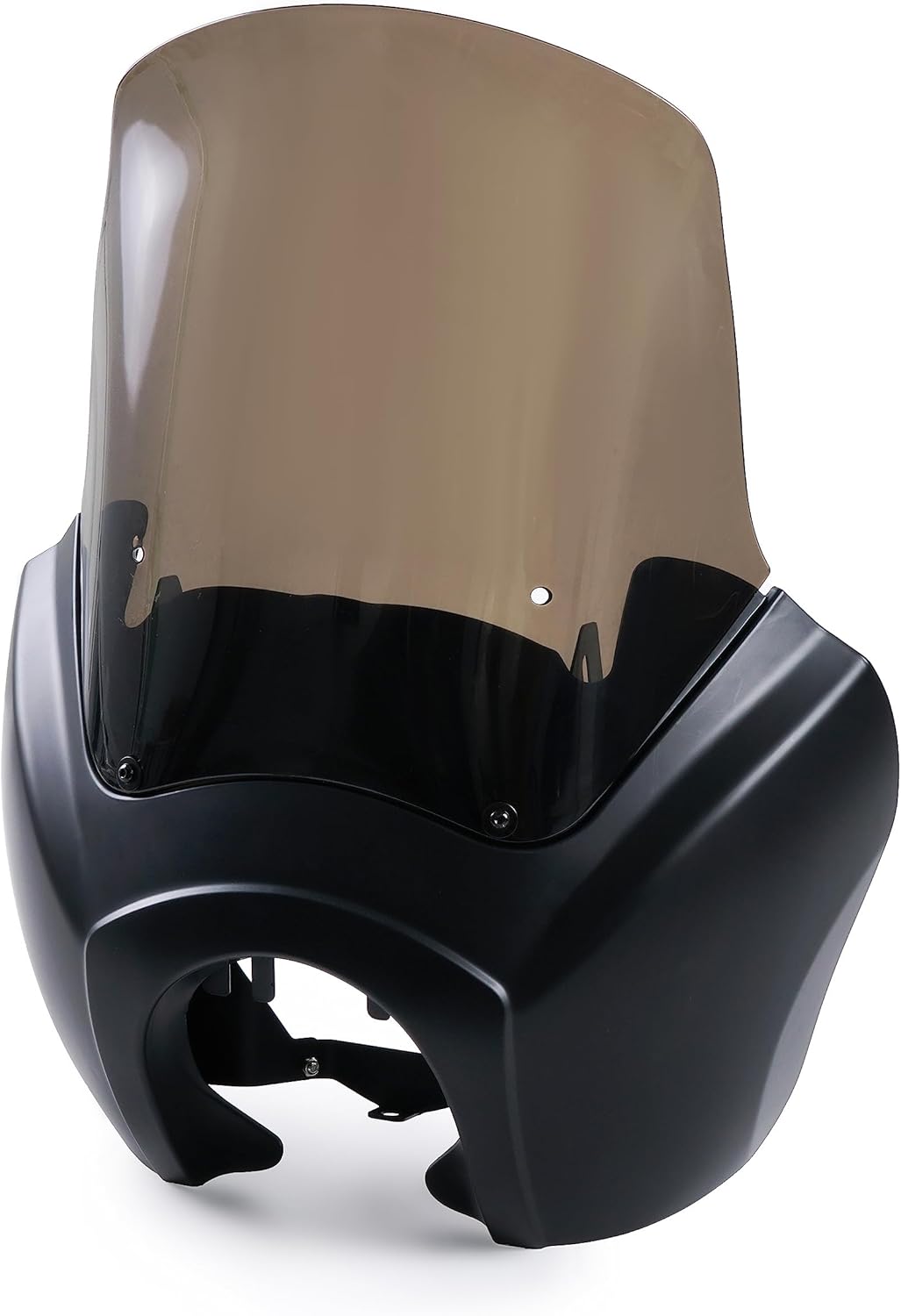 Matte Black & Smoke Tall Fairing Windshield Club Style Kit - Fairing Fit for Harley-Davidson Dyna, Super Glide T Sport FXDXT, FXR, ABS Plastic Motorcycle Fairing