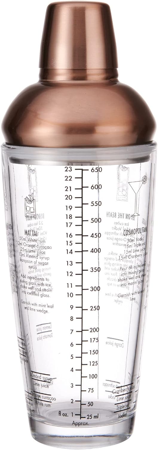 Houdini Cocktail Shaker, 650 mL, Clear Home & Kitchen