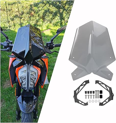 Miniatura 7 de Deflector de visera para parabrisas deportivo de motocicleta para KTM Duke 790 890 R GP Duke790 2018 2019 2020 2021 2022 2023 Accesorios de