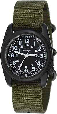 BERTUCCI A-2S Vintage Watch | Black Dial