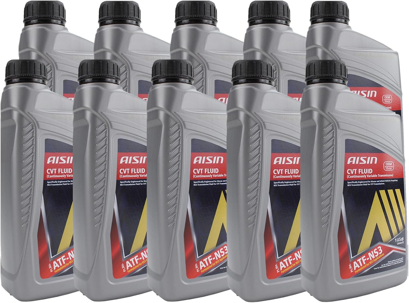 10 Quarts NS-3 Continuously Variable Trans CVT Fluid Aisin for Nissan Infiniti