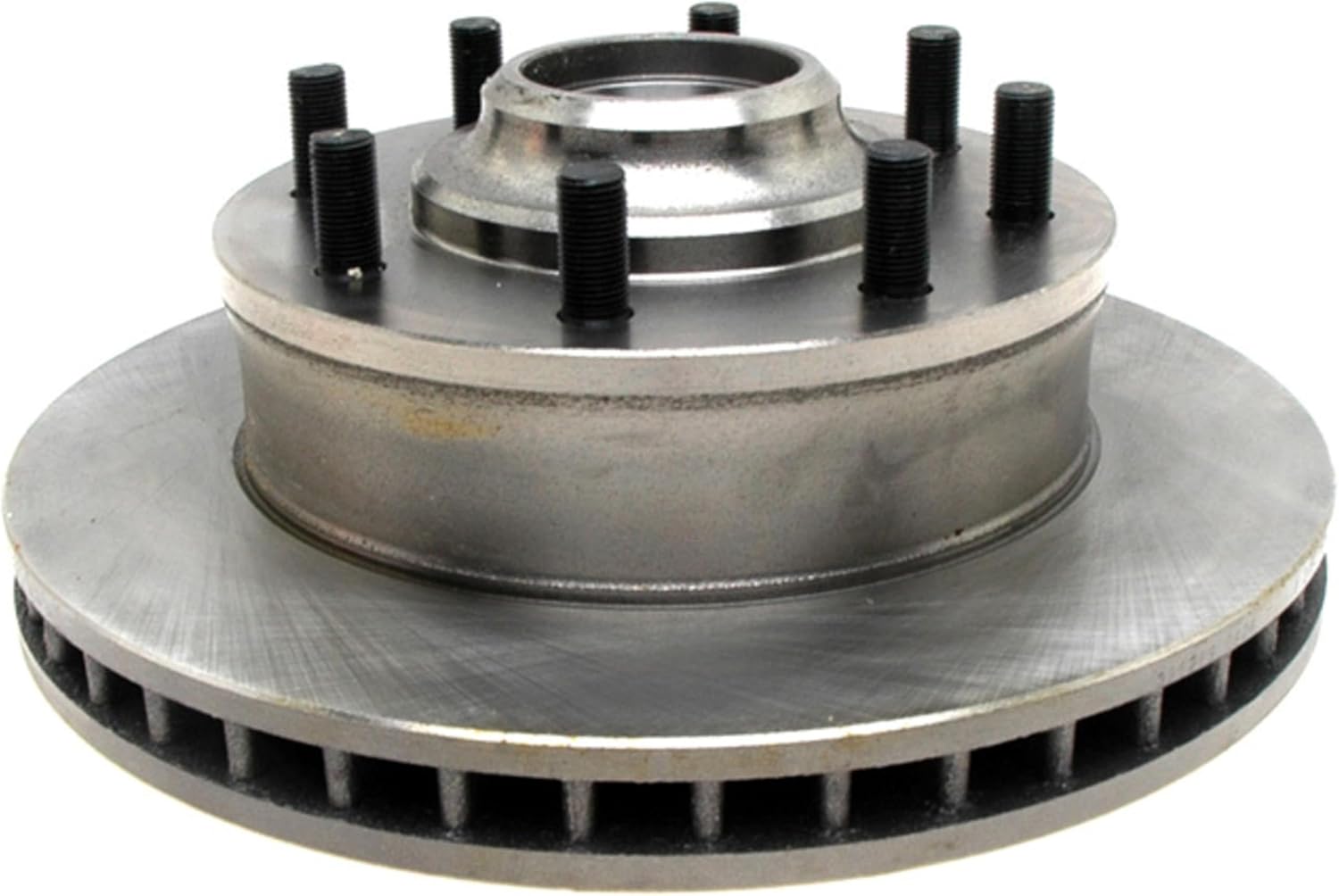 ACDelco Silver 18A63A (19264689) Non-Coated Front Disc Brake Rotor and Hub Assembly